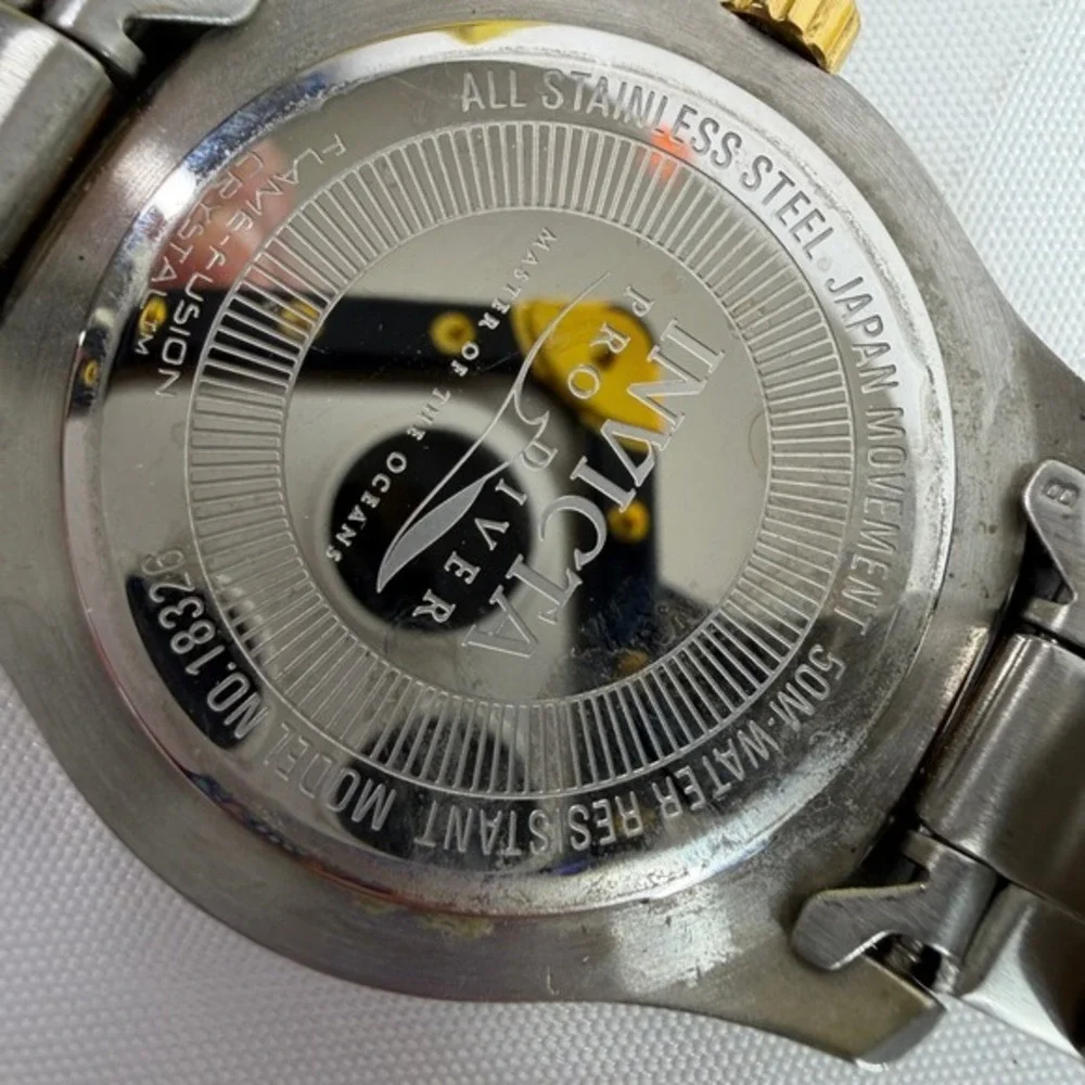Invicta Pro Diver Watch Women One Size‎ Two Tone Silver Gold 18326